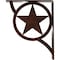 Ekena Millwork Austin Wrought Iron Bracket, (Triple center brace), Antiqued Copper 2"W x 10"D x 12"H BKTM02X10X12TAUACO - alternate 2